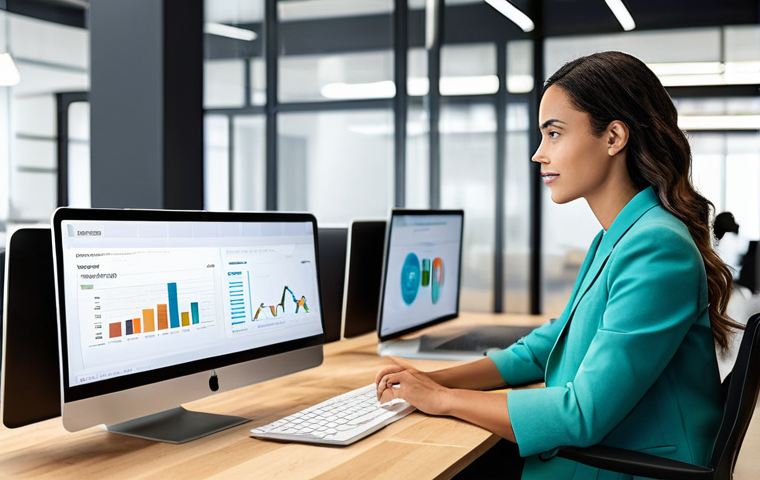 시간 가치와 기업의 성장 전략 - **Prompt 1: Digital Transformation in a Portuguese Small Business**
    A vibrant, sun-drenched stre...