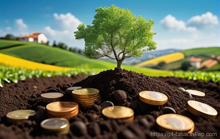 시간 가치를 활용한 재무 계획 세우기 - Image Prompt 1: The Magic of Compound Interest**